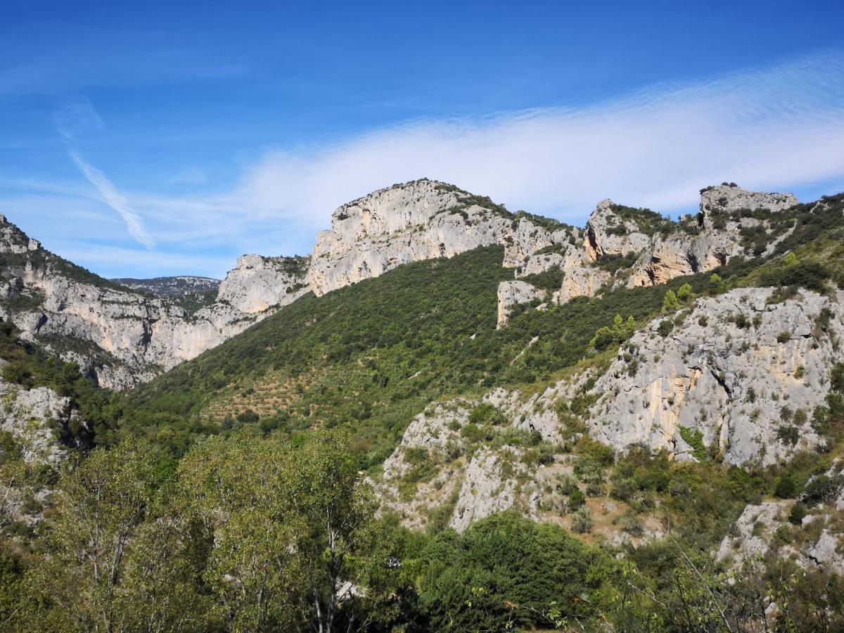Le Mimosa Bed and Breakfast Saint-Saturnin-de-Lucian Exteriör bild